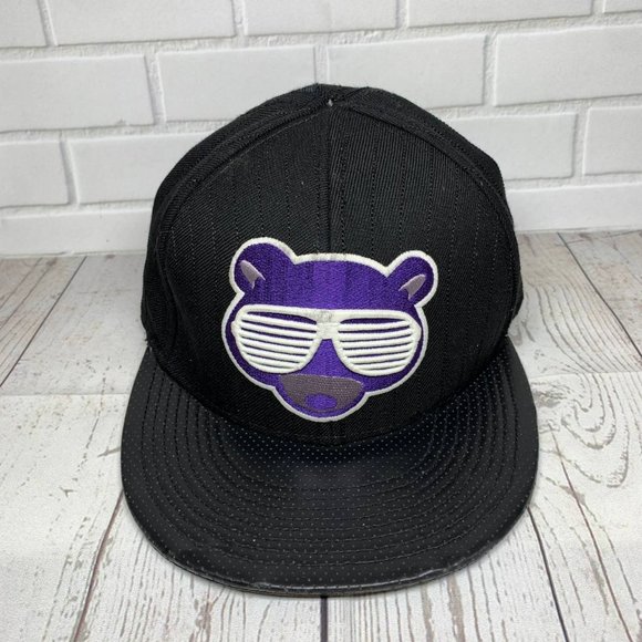 Kanye West‎ Yeezy Glow in the 7 1/8 Dark Hella Tight Hat Fitted Cap Black Men - Picture 2 of 9